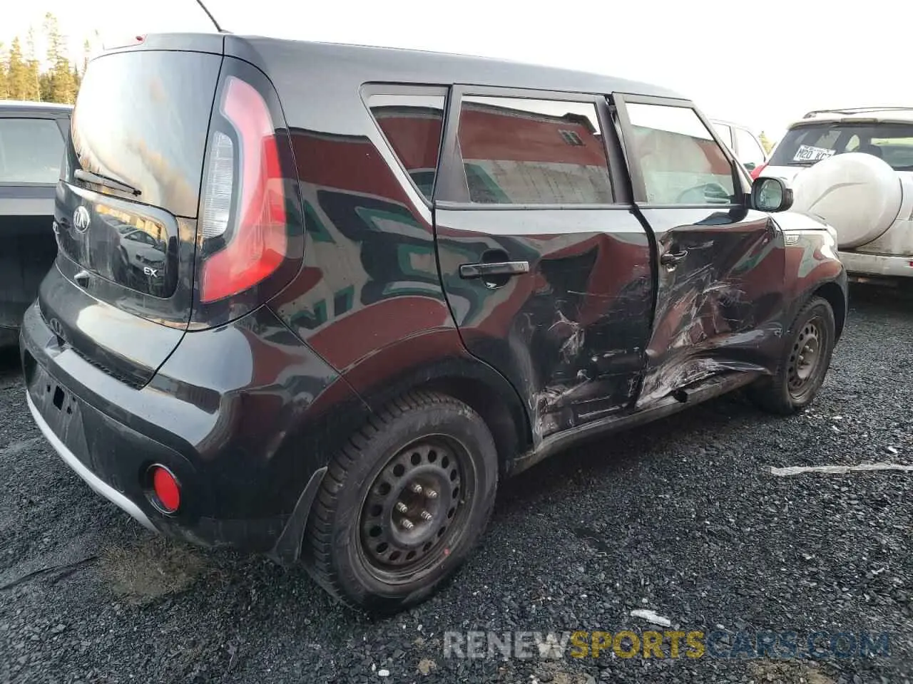 3 fotografías del automóvil dañado KNDJP3A59K7678722 KIA SOUL 2019