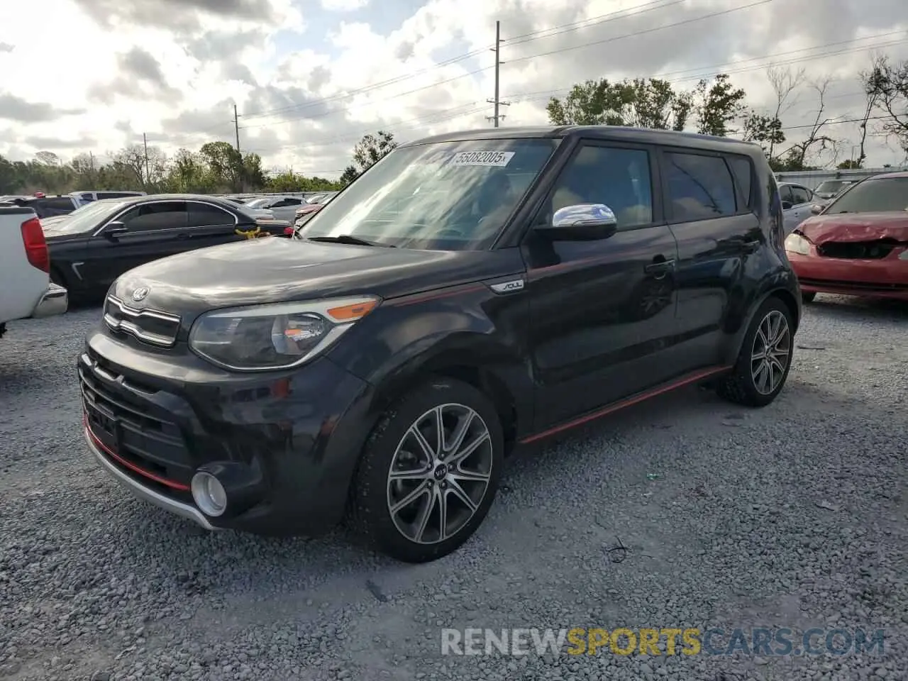 1 fotografías del automóvil dañado KNDJX3AA9K7674425 KIA SOUL 2019