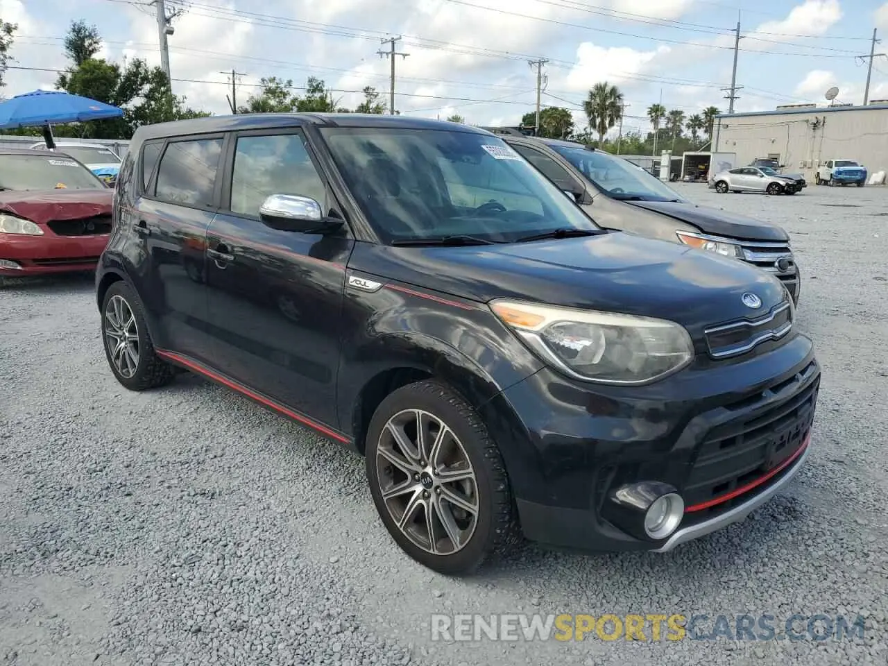 4 fotografías del automóvil dañado KNDJX3AA9K7674425 KIA SOUL 2019
