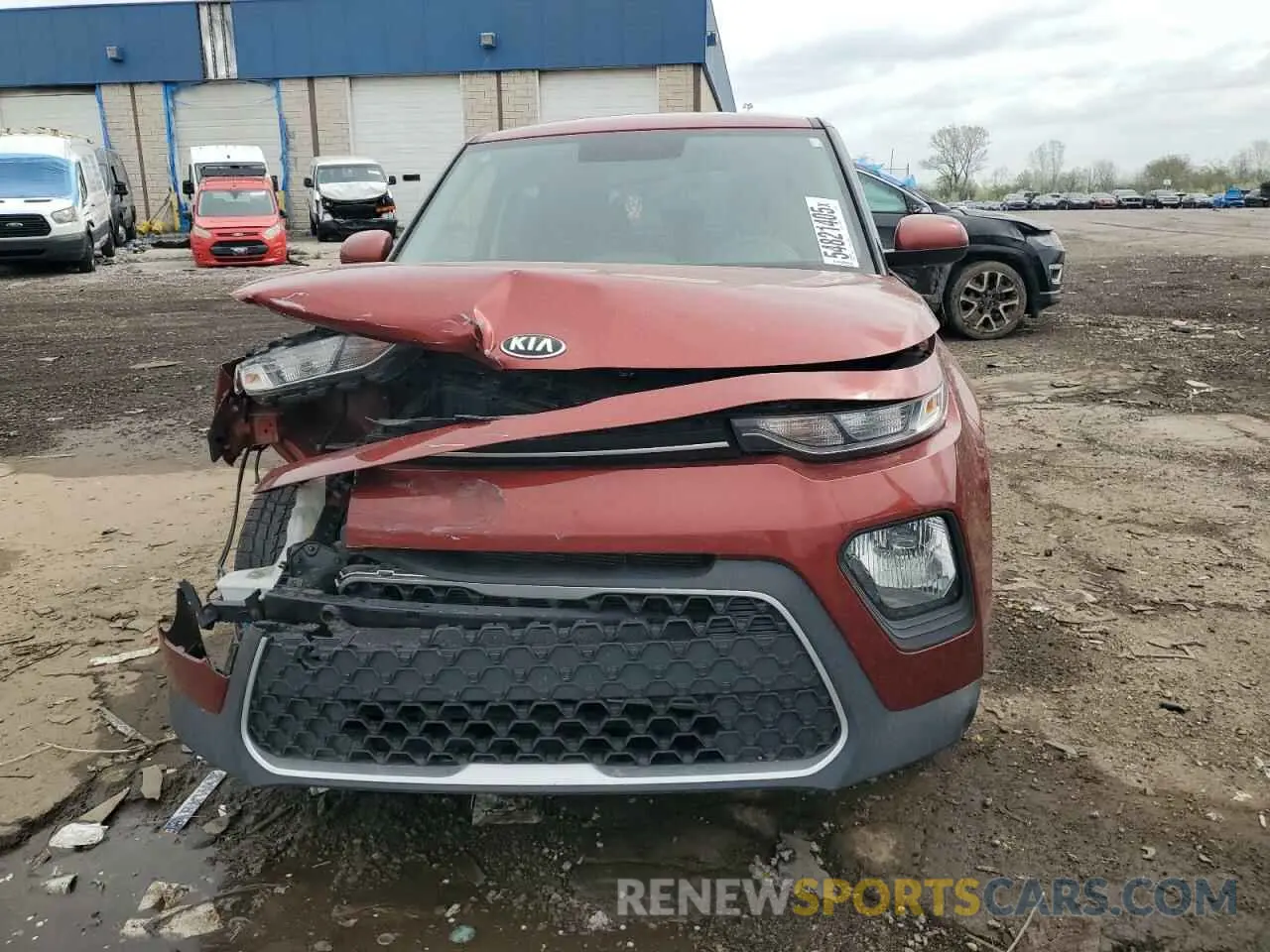 5 fotografías del automóvil dañado KNDJ23AU0L7051883 KIA SOUL 2020