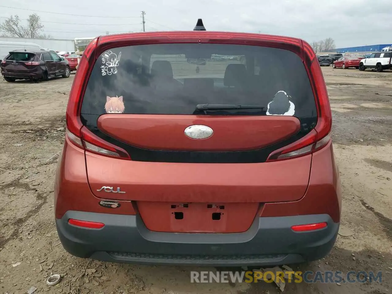 6 fotografías del automóvil dañado KNDJ23AU0L7051883 KIA SOUL 2020
