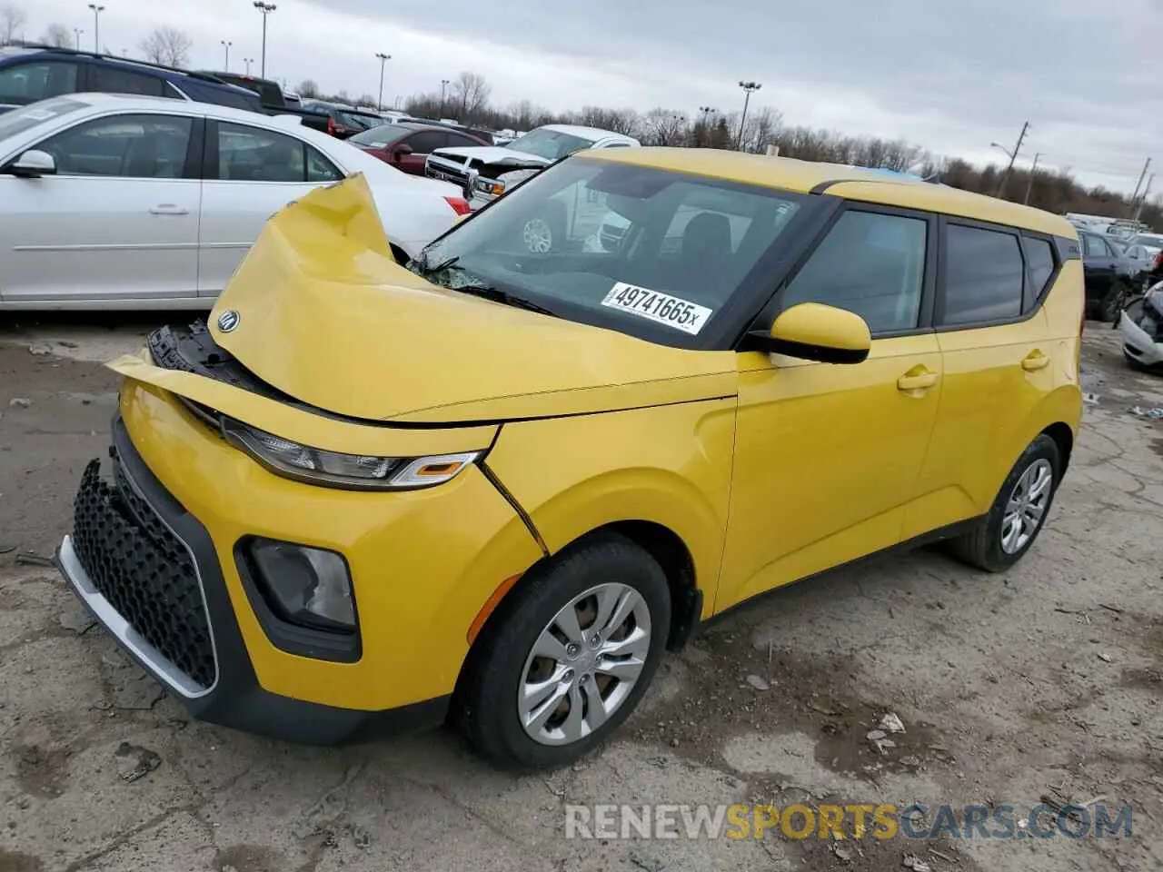 1 fotografías del automóvil dañado KNDJ23AU0L7080106 KIA SOUL 2020