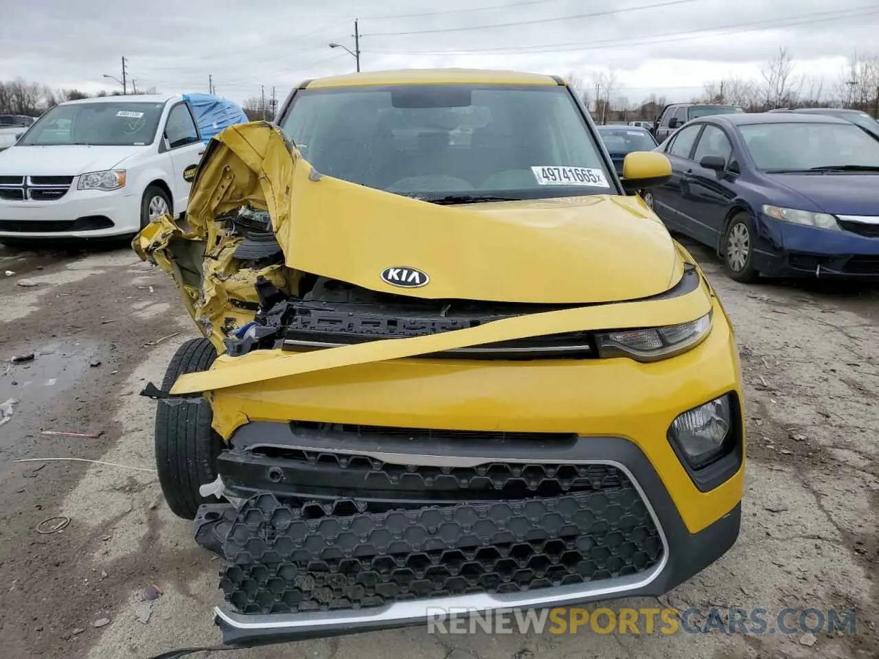 5 fotografías del automóvil dañado KNDJ23AU0L7080106 KIA SOUL 2020