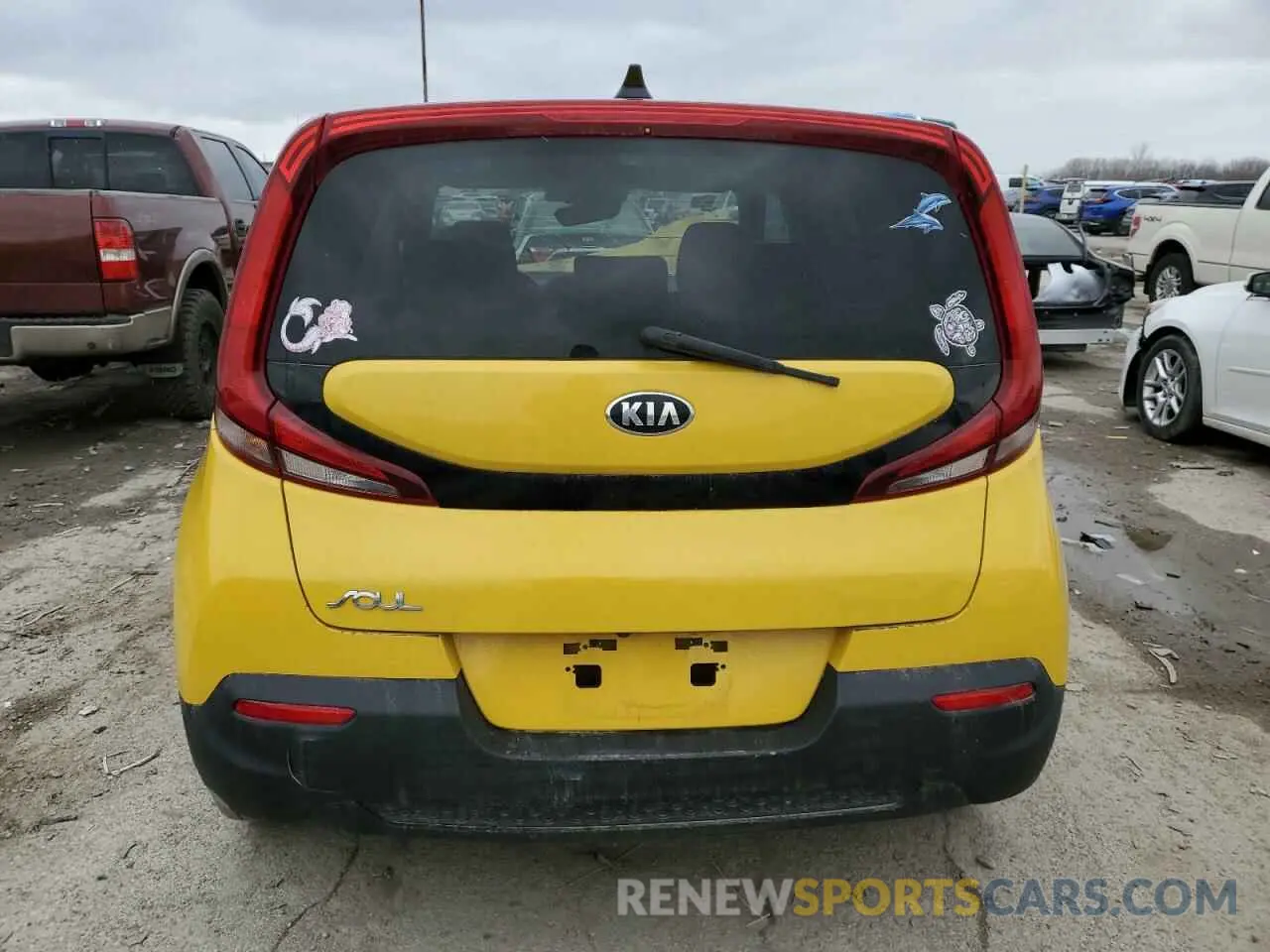 6 fotografías del automóvil dañado KNDJ23AU0L7080106 KIA SOUL 2020