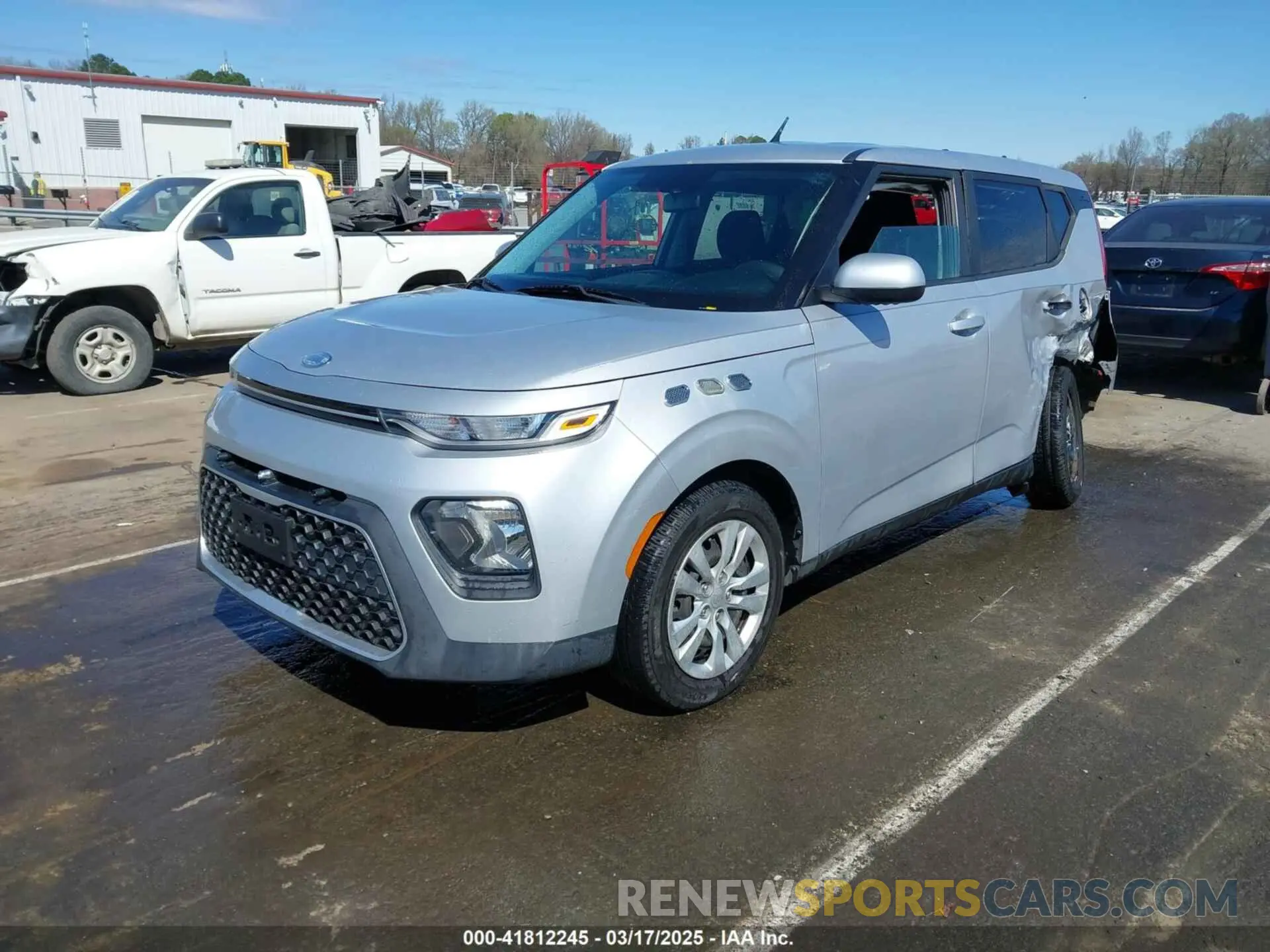 2 fotografías del automóvil dañado KNDJ23AU2L7004287 KIA SOUL 2020
