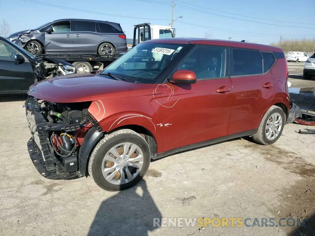 1 fotografías del automóvil dañado KNDJ23AU2L7081810 KIA SOUL 2020
