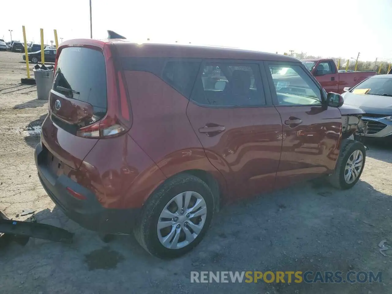 3 fotografías del automóvil dañado KNDJ23AU2L7081810 KIA SOUL 2020