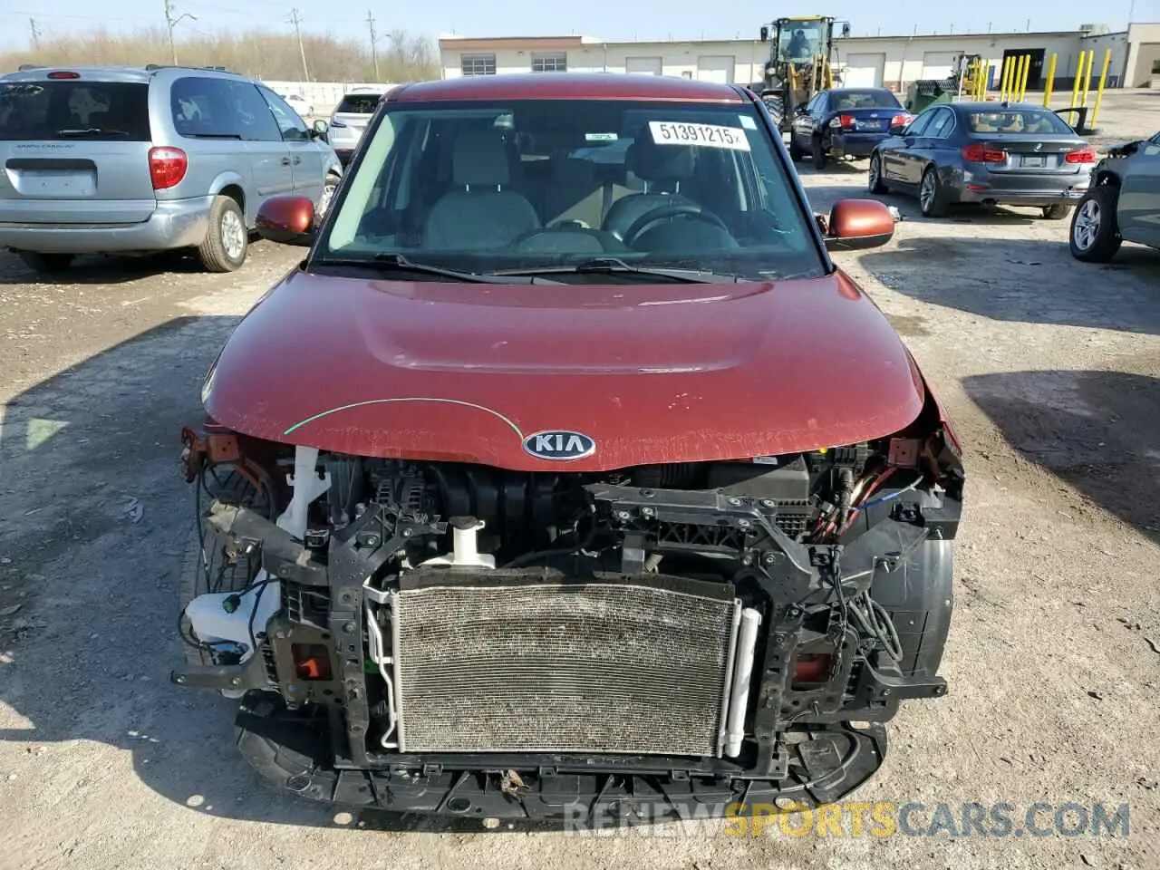 5 fotografías del automóvil dañado KNDJ23AU2L7081810 KIA SOUL 2020