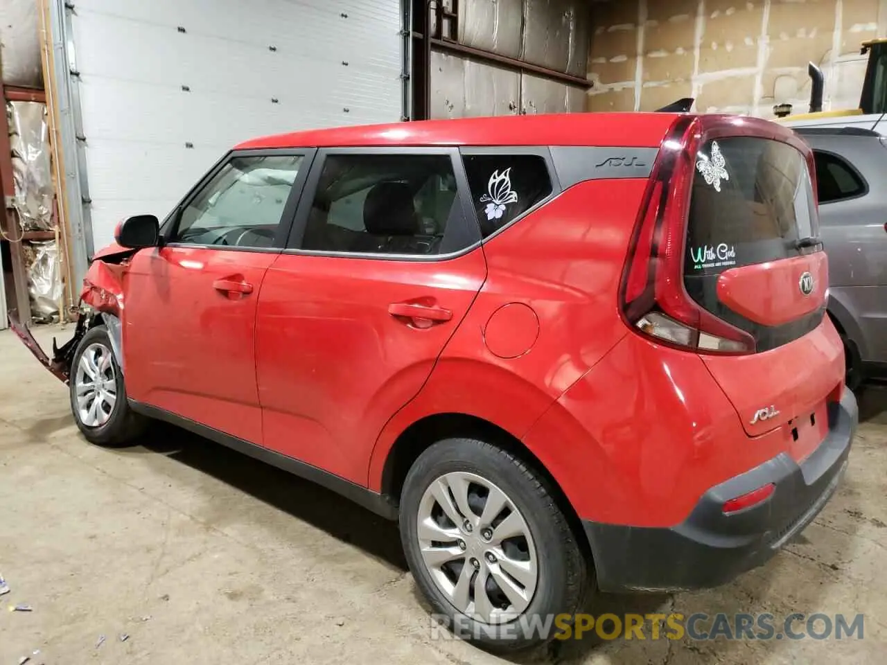 2 fotografías del automóvil dañado KNDJ23AU3L7067768 KIA SOUL 2020