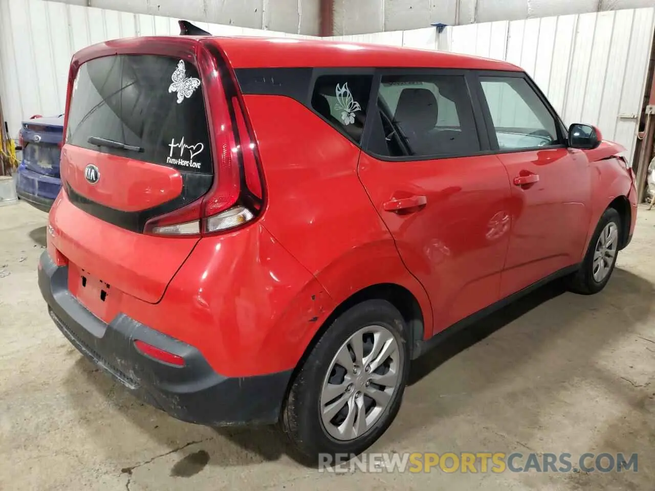 3 fotografías del automóvil dañado KNDJ23AU3L7067768 KIA SOUL 2020
