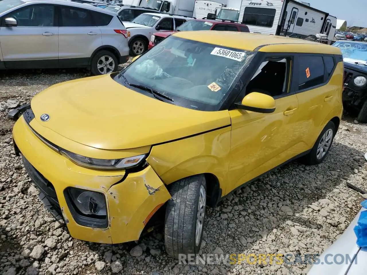 1 fotografías del automóvil dañado KNDJ23AU3L7067818 KIA SOUL 2020