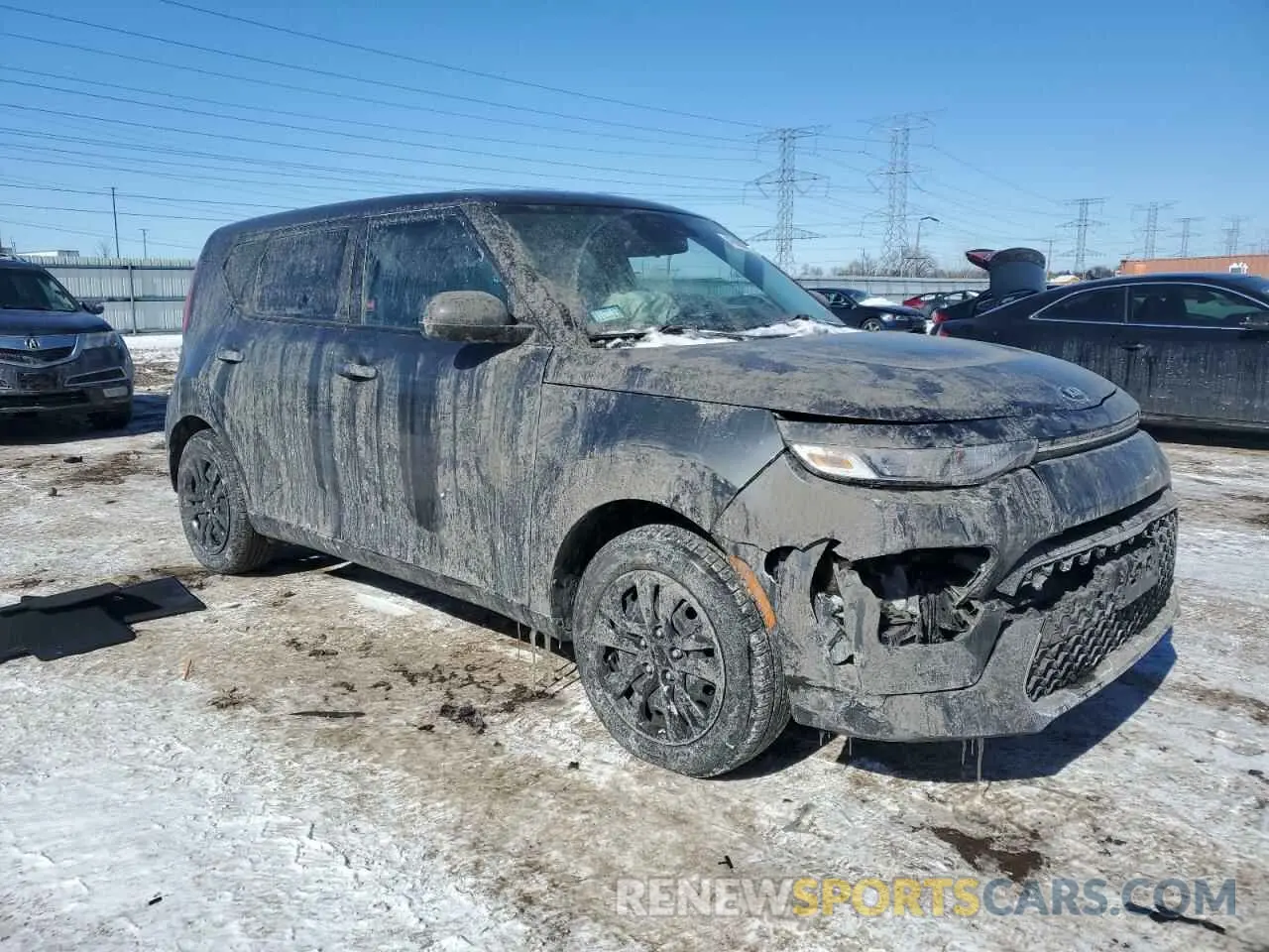 4 fotografías del automóvil dañado KNDJ23AU3L7727727 KIA SOUL 2020