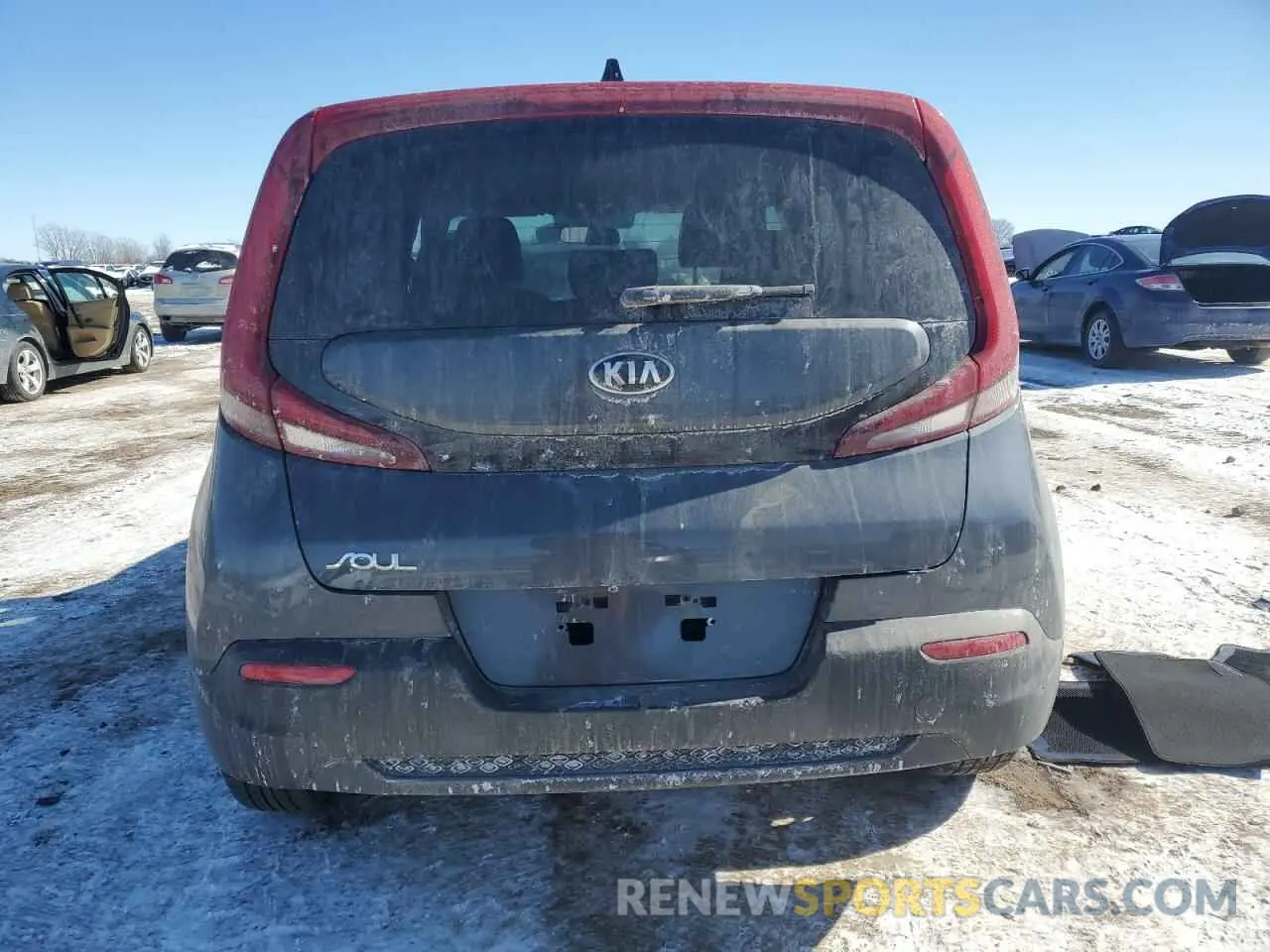 6 fotografías del automóvil dañado KNDJ23AU3L7727727 KIA SOUL 2020