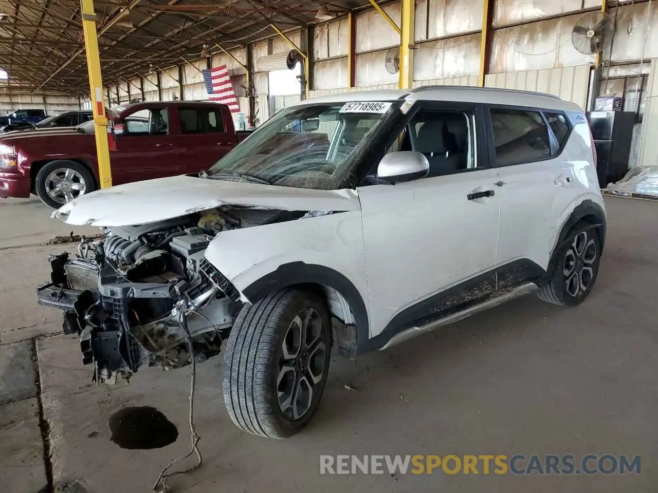 1 fotografías del automóvil dañado KNDJ23AU4L7013489 KIA SOUL 2020