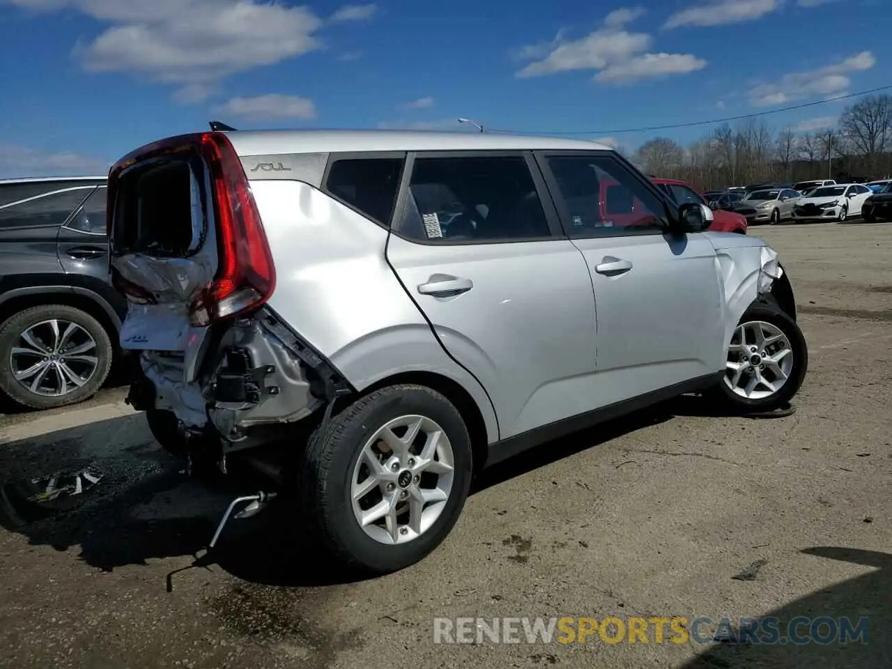 3 fotografías del automóvil dañado KNDJ23AU4L7015937 KIA SOUL 2020