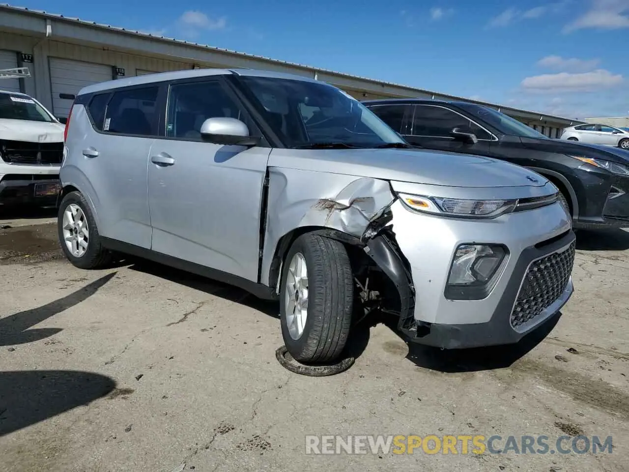 4 fotografías del automóvil dañado KNDJ23AU4L7015937 KIA SOUL 2020