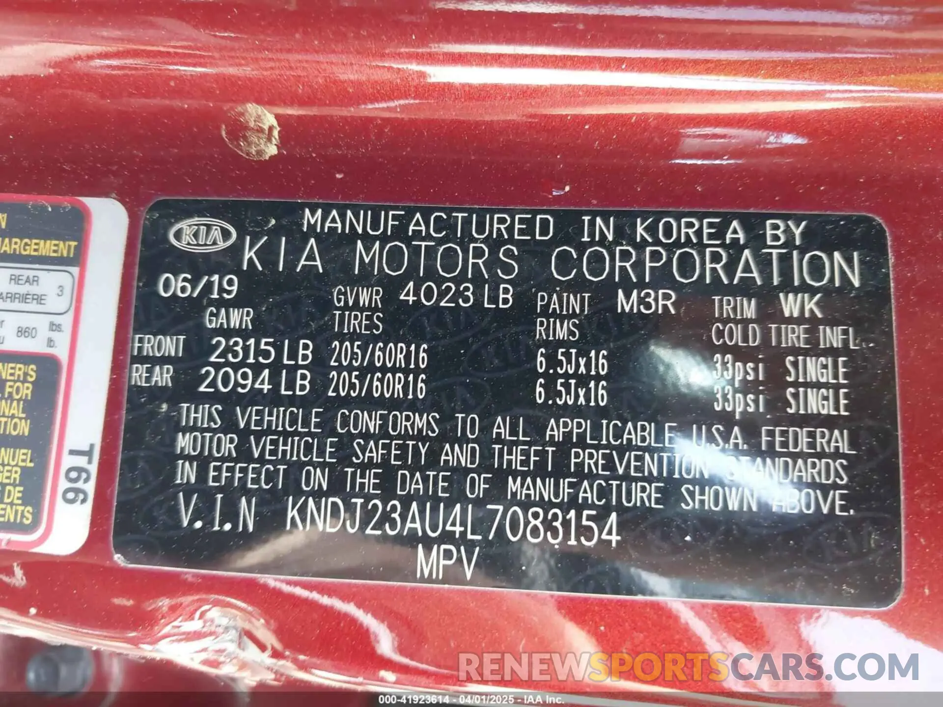 9 fotografías del automóvil dañado KNDJ23AU4L7083154 KIA SOUL 2020