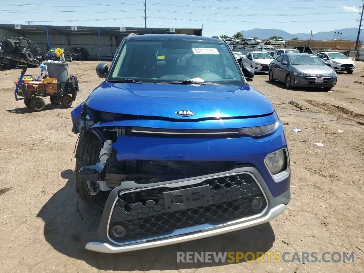 5 fotografías del automóvil dañado KNDJ23AU4L7117433 KIA SOUL 2020