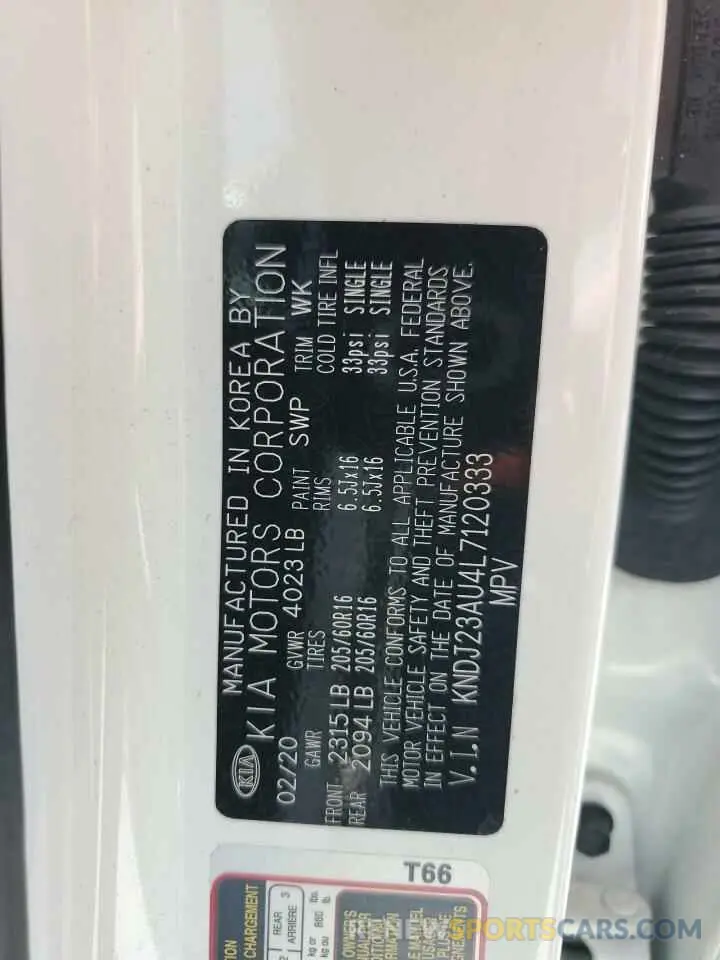 13 fotografías del automóvil dañado KNDJ23AU4L7120333 KIA SOUL 2020