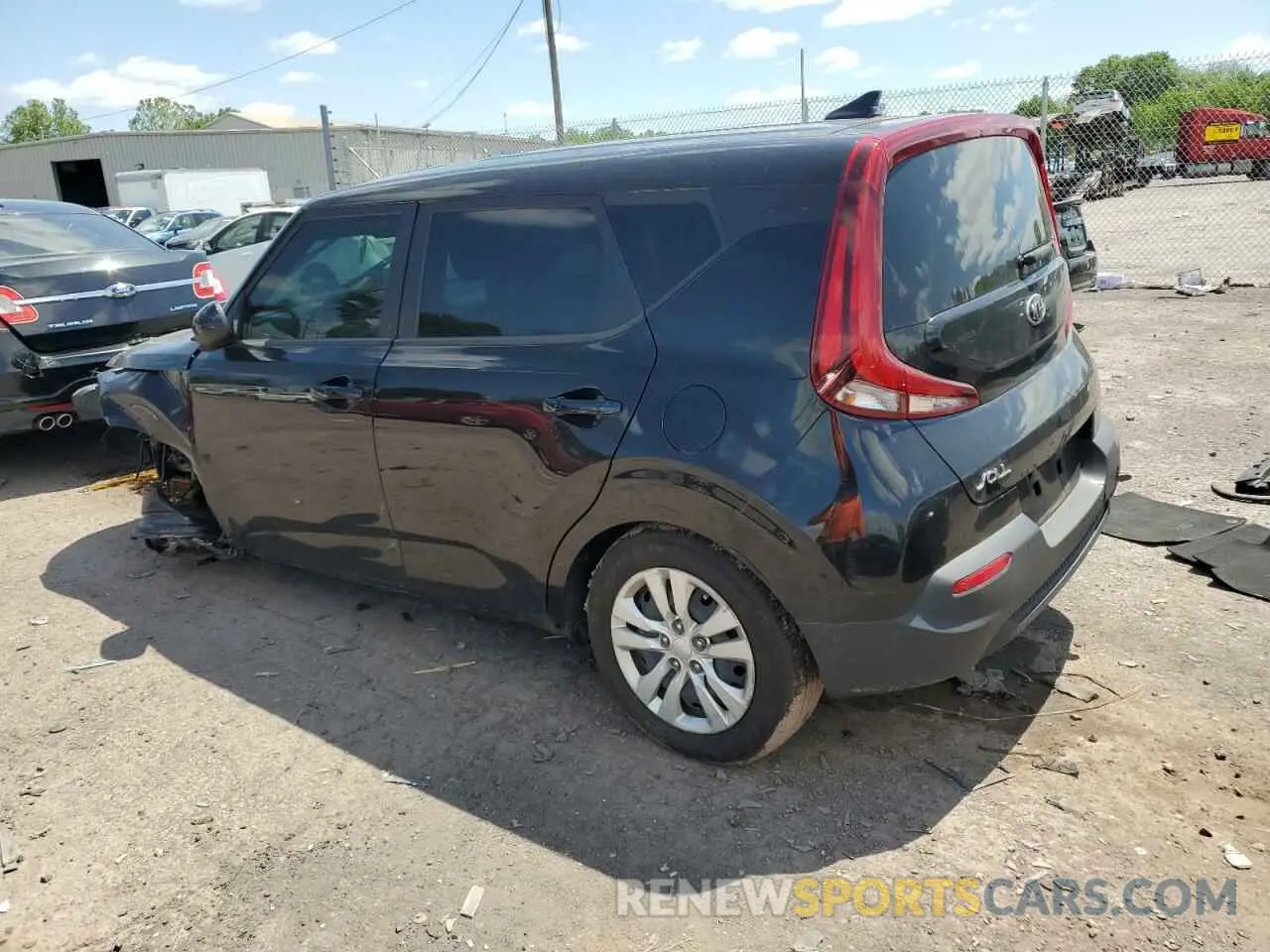 2 fotografías del automóvil dañado KNDJ23AU4L7709141 KIA SOUL 2020