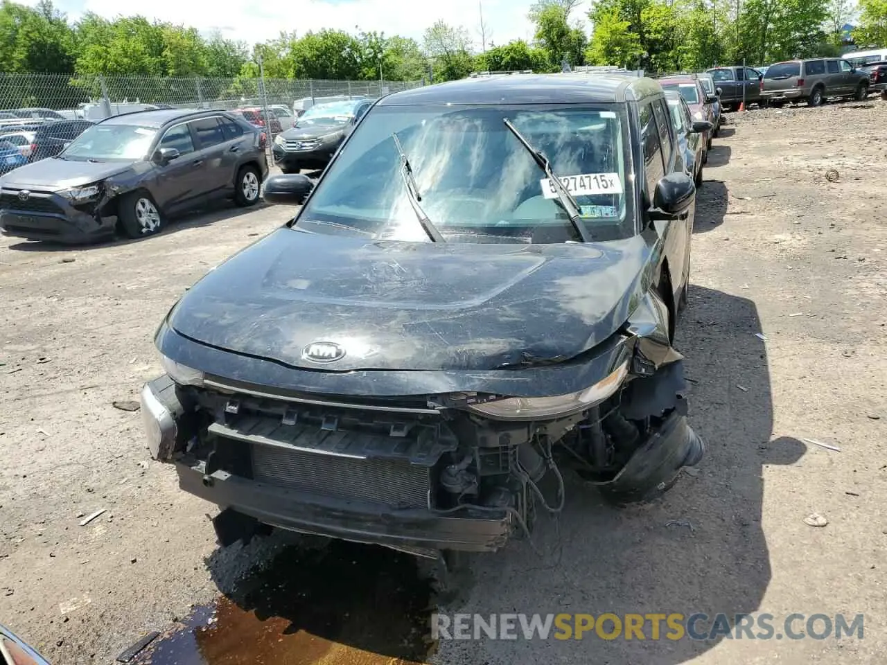 5 fotografías del automóvil dañado KNDJ23AU4L7709141 KIA SOUL 2020