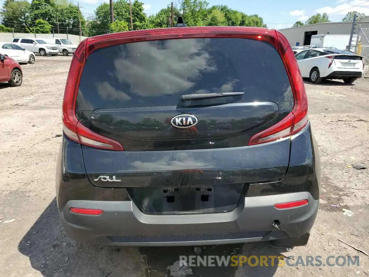6 fotografías del automóvil dañado KNDJ23AU4L7709141 KIA SOUL 2020