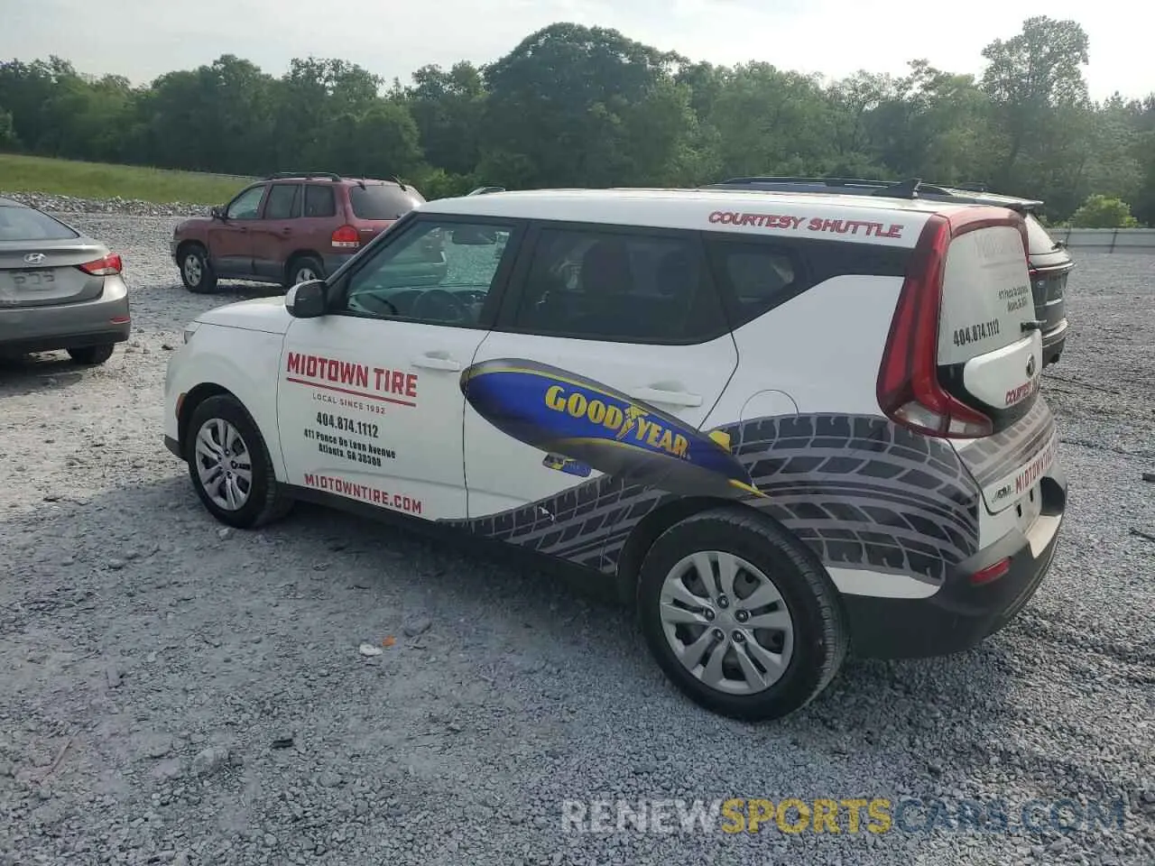 2 fotografías del automóvil dañado KNDJ23AU4L7714615 KIA SOUL 2020