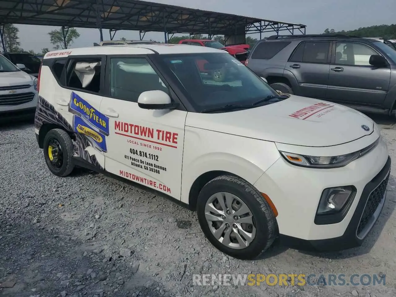 4 fotografías del automóvil dañado KNDJ23AU4L7714615 KIA SOUL 2020