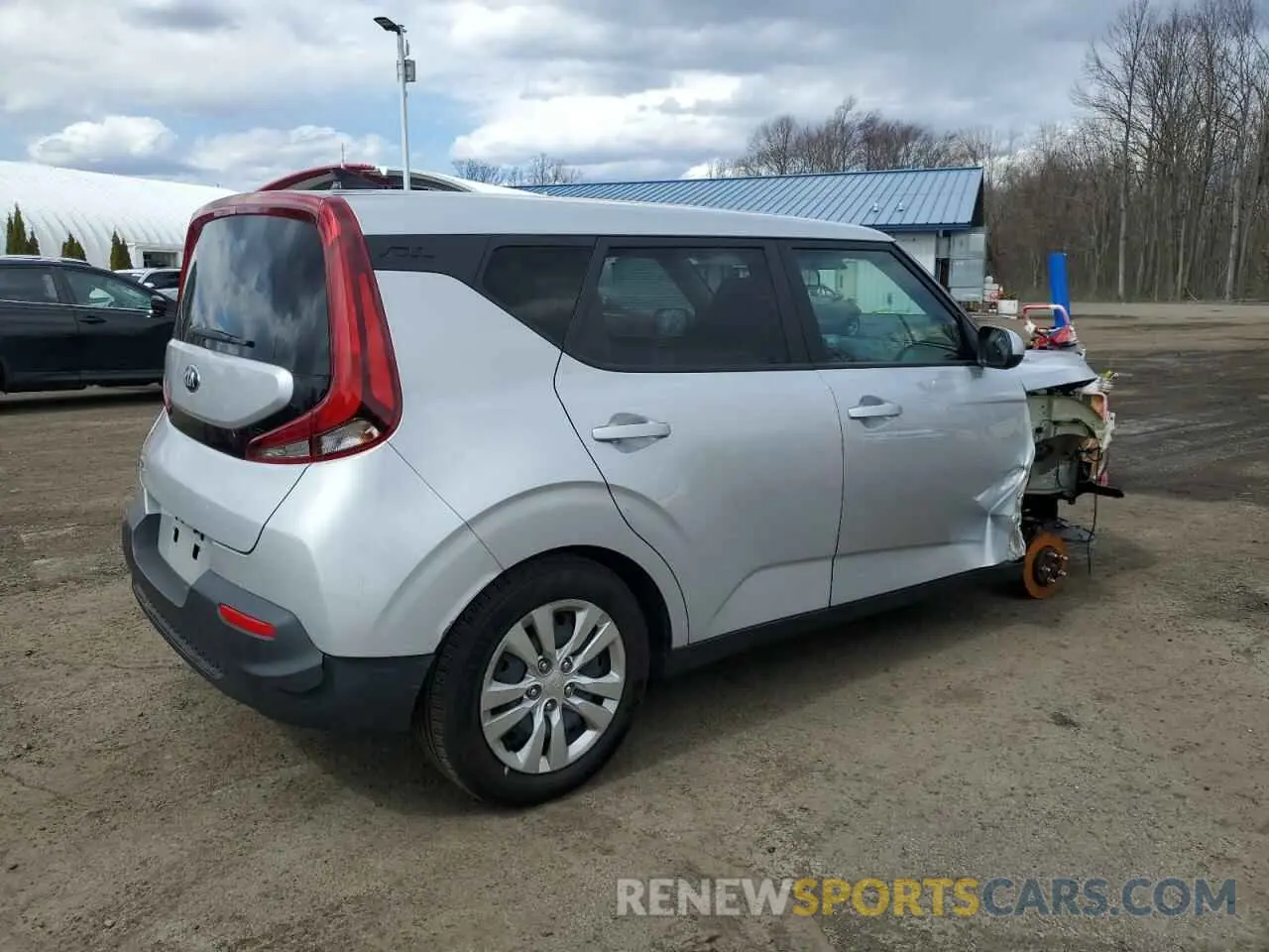 3 fotografías del automóvil dañado KNDJ23AU5L7046940 KIA SOUL 2020