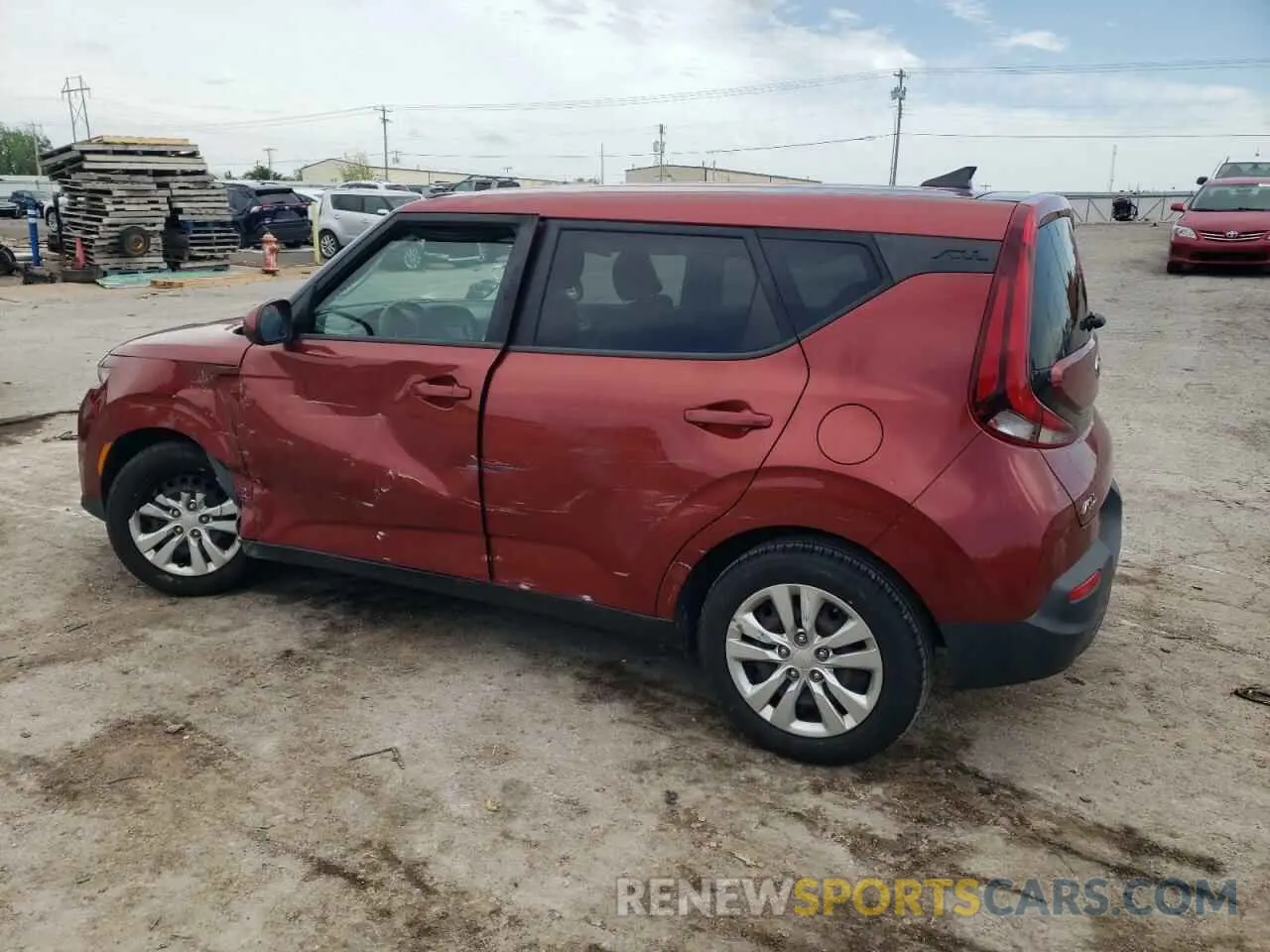 2 fotografías del automóvil dañado KNDJ23AU6L7068140 KIA SOUL 2020