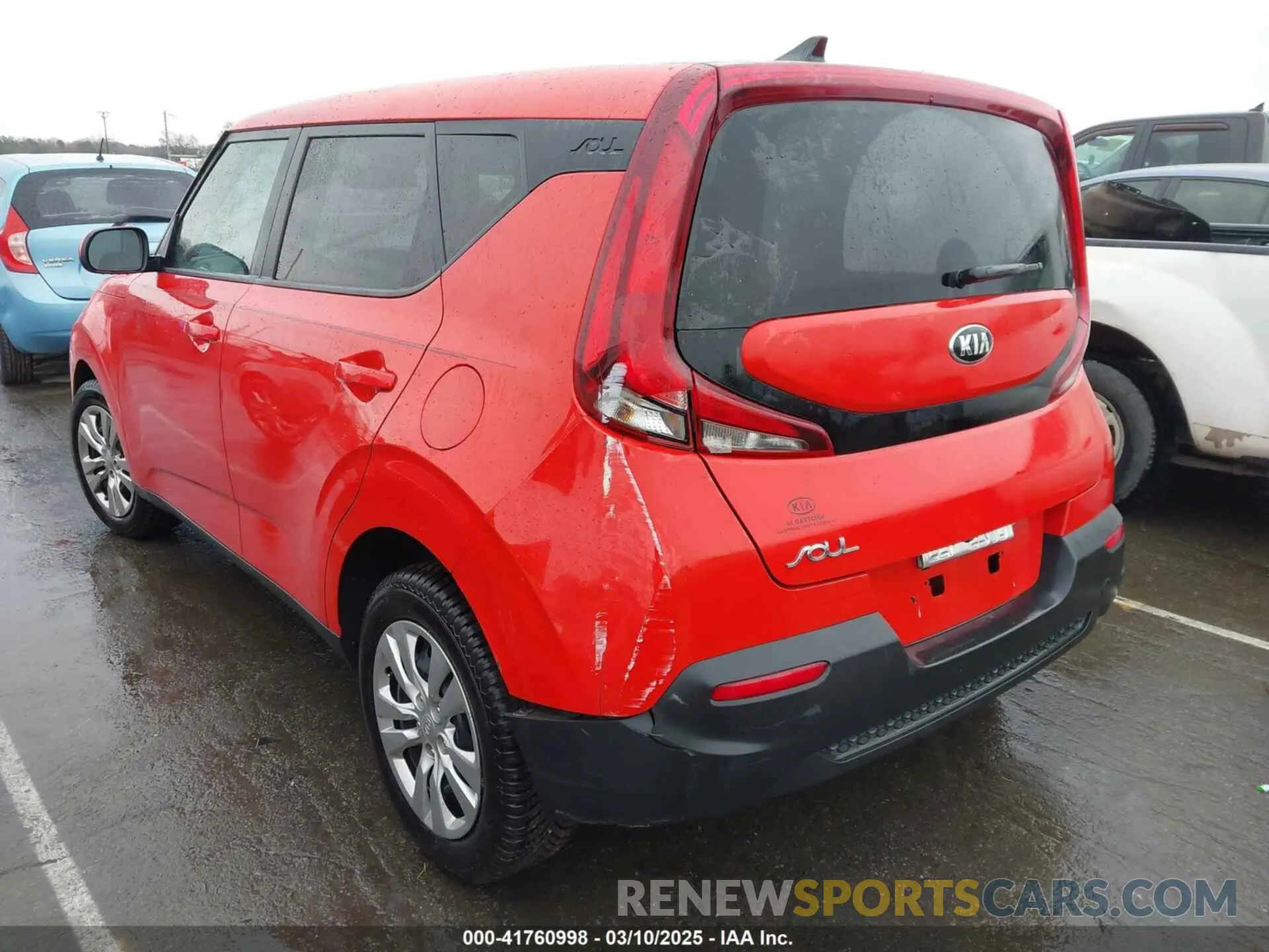 3 fotografías del automóvil dañado KNDJ23AU7L7016175 KIA SOUL 2020