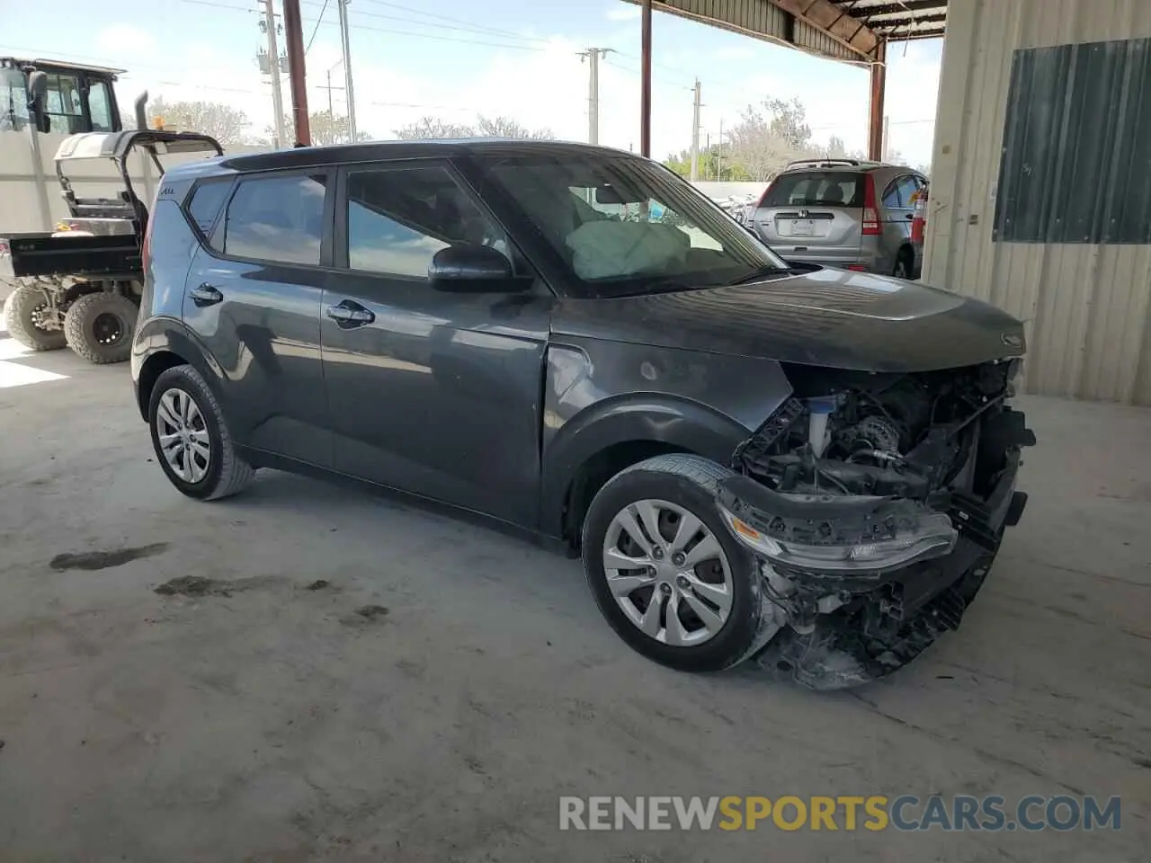4 fotografías del automóvil dañado KNDJ23AU7L7035938 KIA SOUL 2020