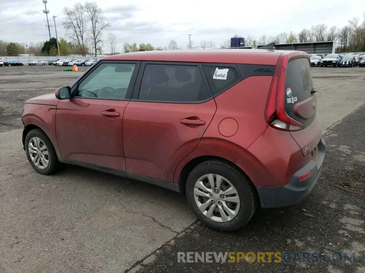 2 fotografías del automóvil dañado KNDJ23AU7L7084041 KIA SOUL 2020