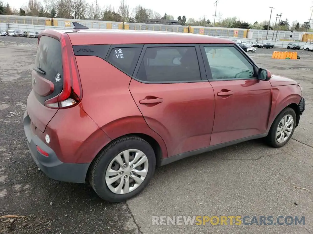 3 fotografías del automóvil dañado KNDJ23AU7L7084041 KIA SOUL 2020