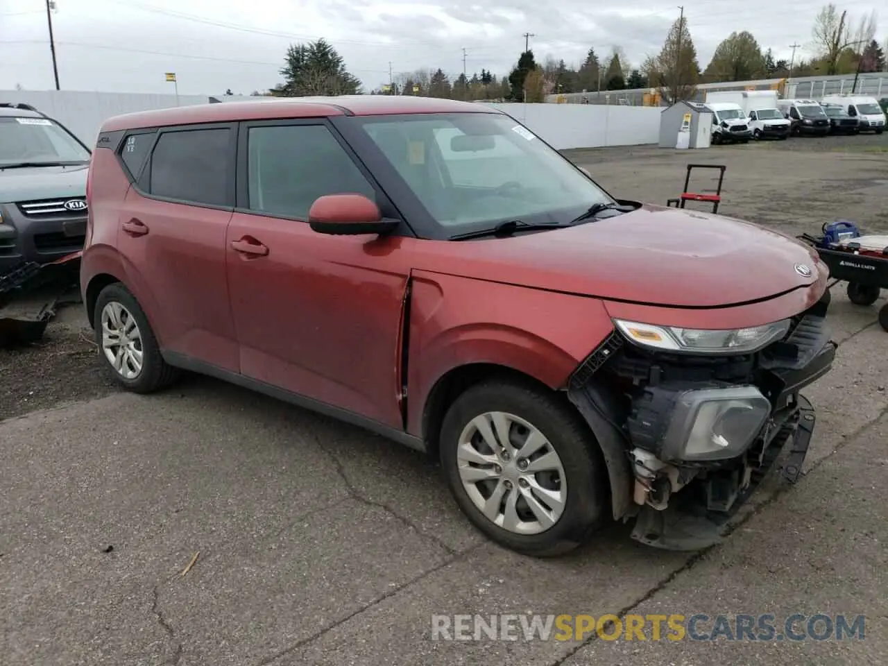 4 fotografías del automóvil dañado KNDJ23AU7L7084041 KIA SOUL 2020