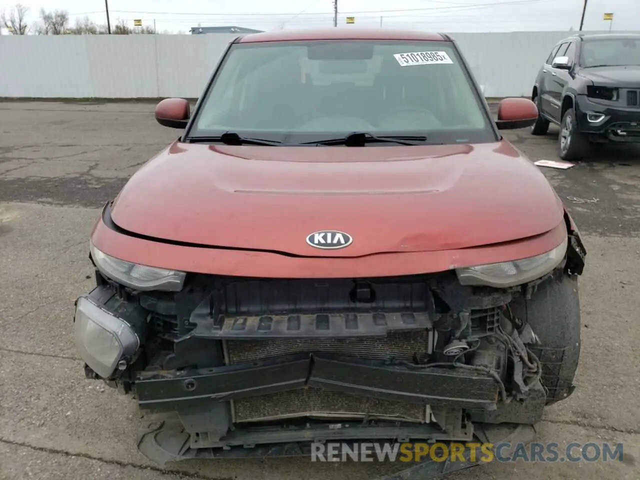 5 fotografías del automóvil dañado KNDJ23AU7L7084041 KIA SOUL 2020