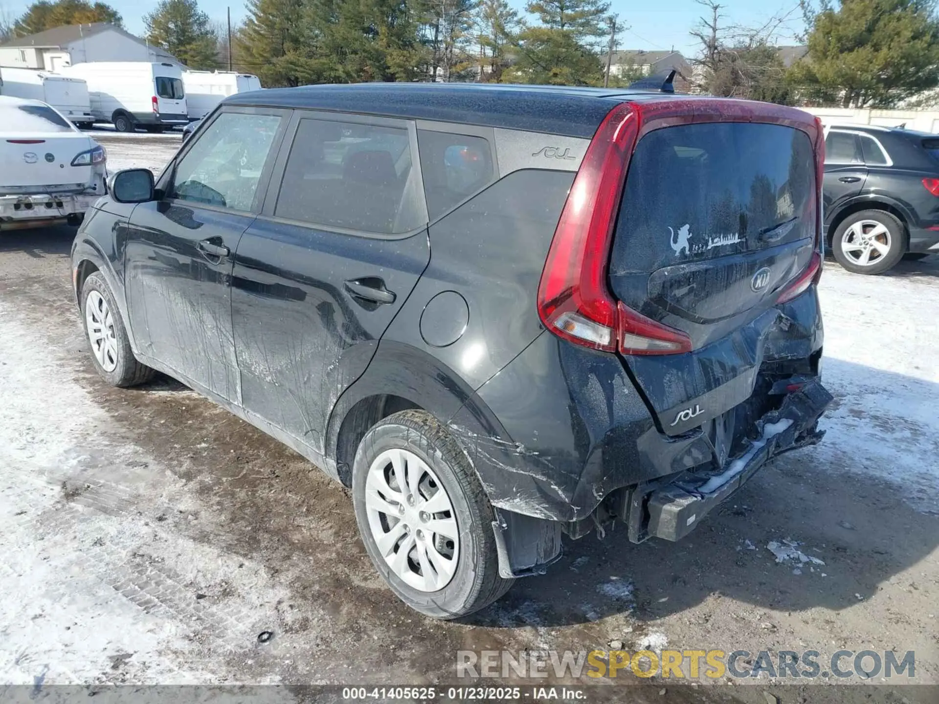 3 fotografías del automóvil dañado KNDJ23AU7L7725379 KIA SOUL 2020