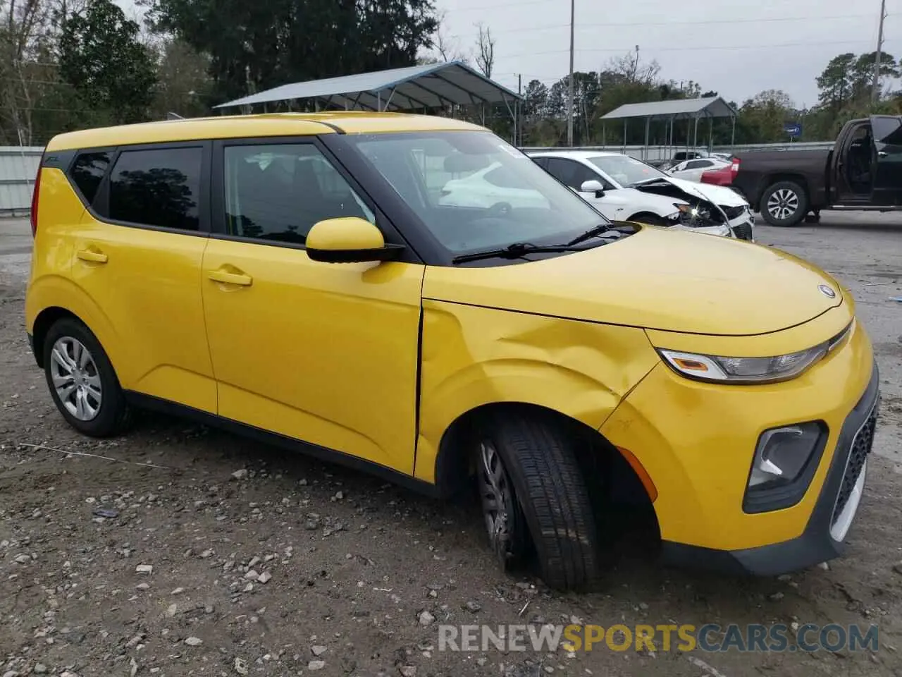 4 fotografías del automóvil dañado KNDJ23AU8L7064588 KIA SOUL 2020