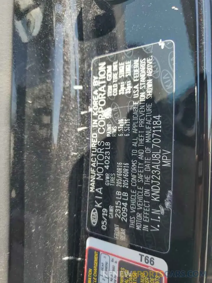 14 fotografías del automóvil dañado KNDJ23AU8L7071184 KIA SOUL 2020