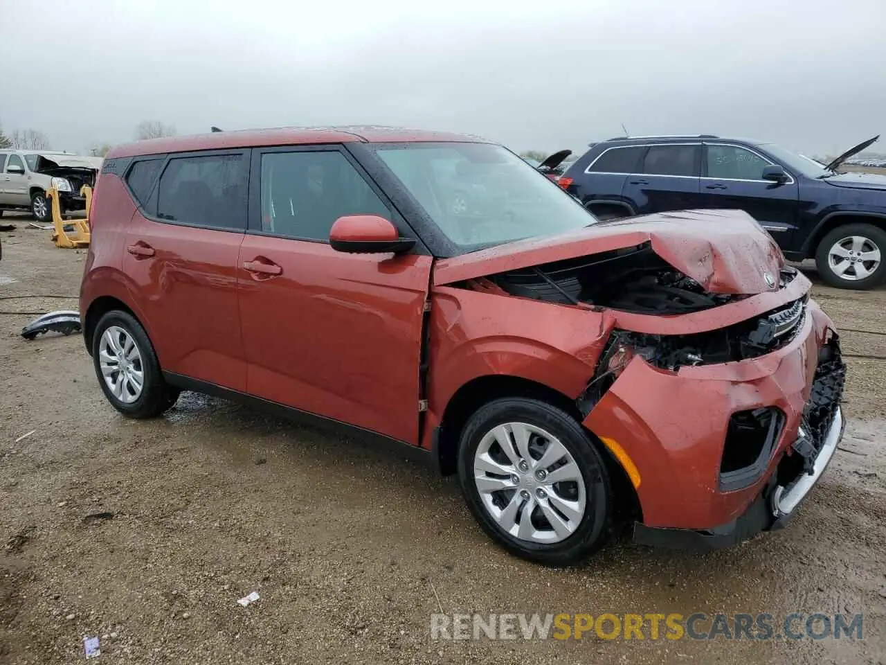 4 fotografías del automóvil dañado KNDJ23AU8L7072321 KIA SOUL 2020
