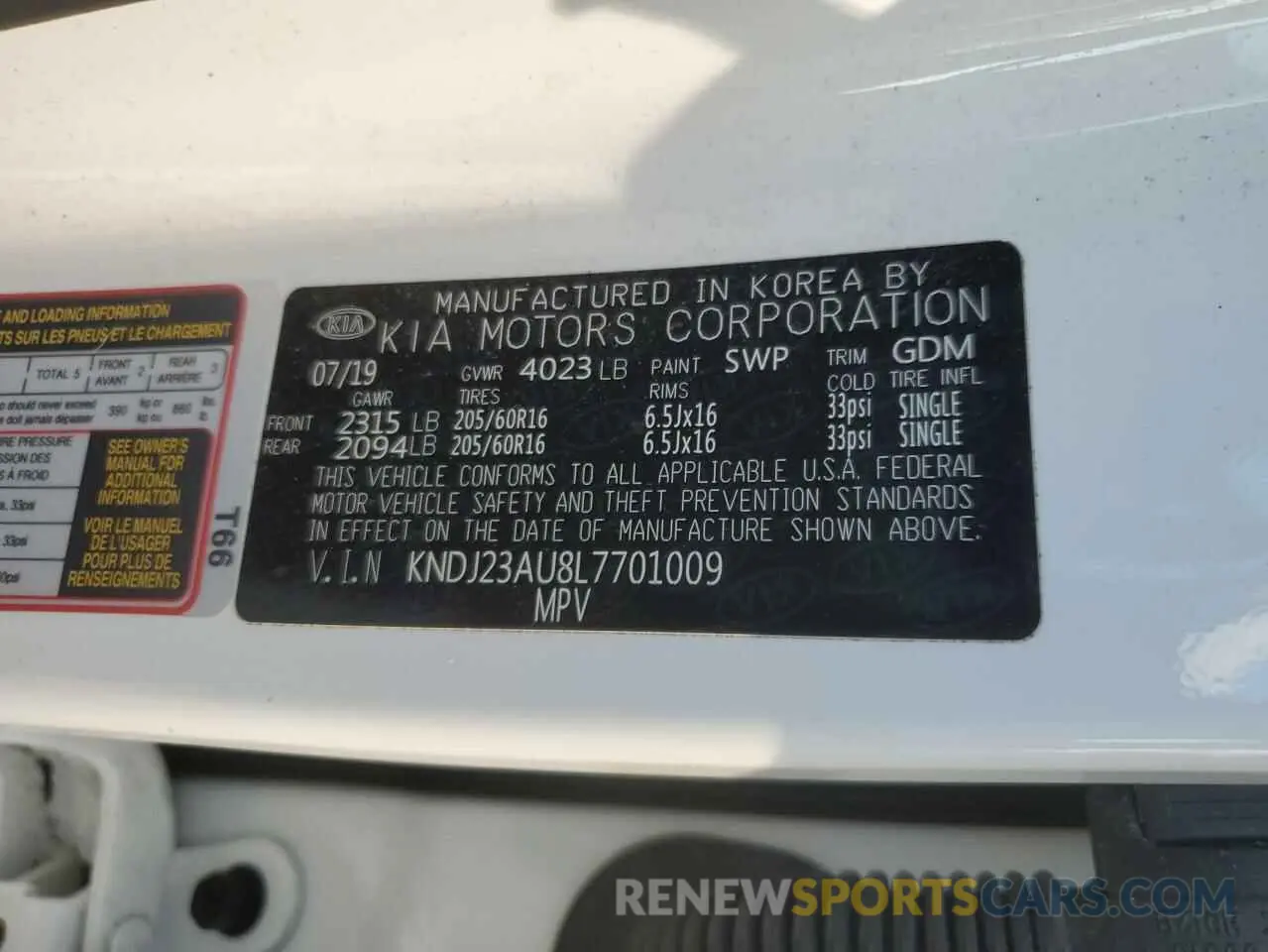 14 fotografías del automóvil dañado KNDJ23AU8L7701009 KIA SOUL 2020