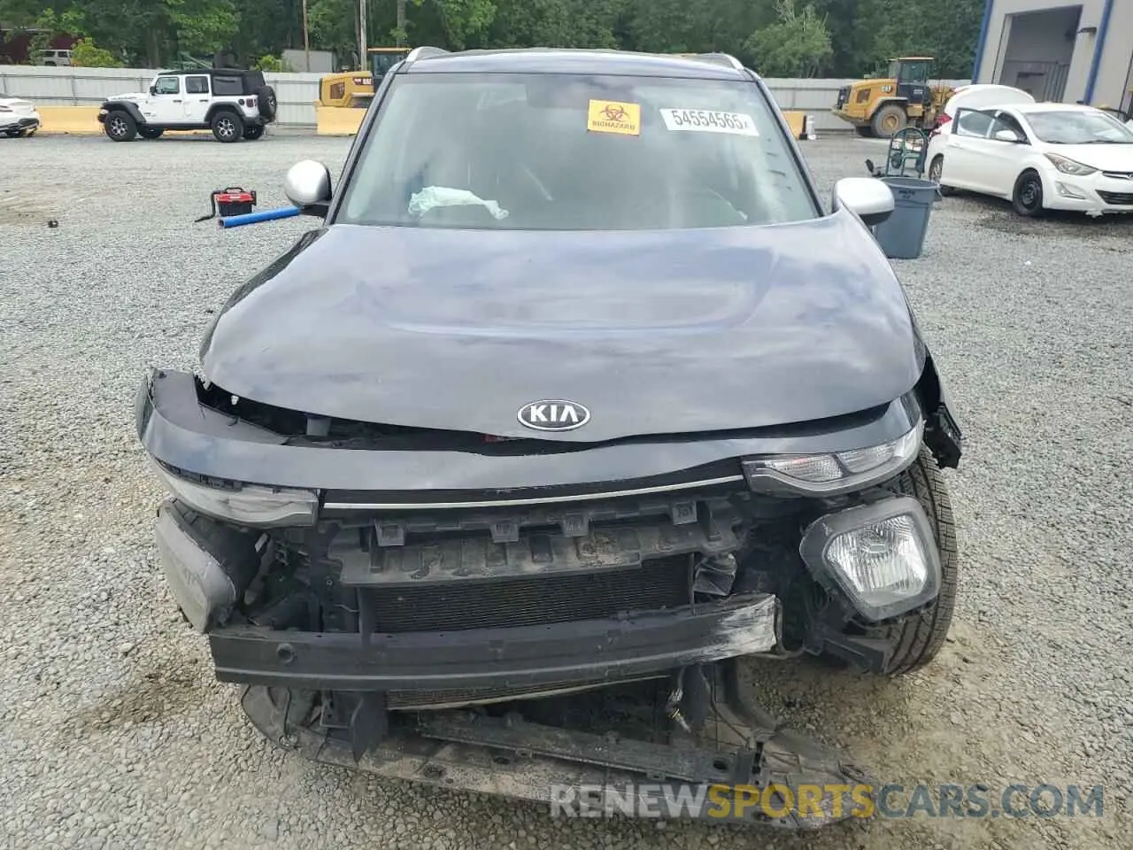 5 fotografías del automóvil dañado KNDJ23AU8L7726086 KIA SOUL 2020