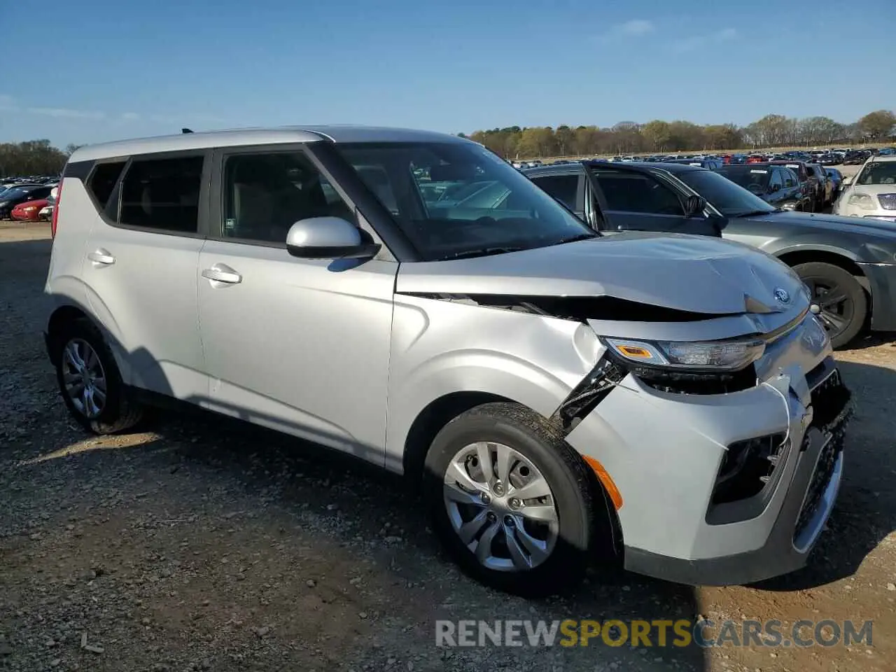 4 fotografías del automóvil dañado KNDJ23AU9L7036525 KIA SOUL 2020