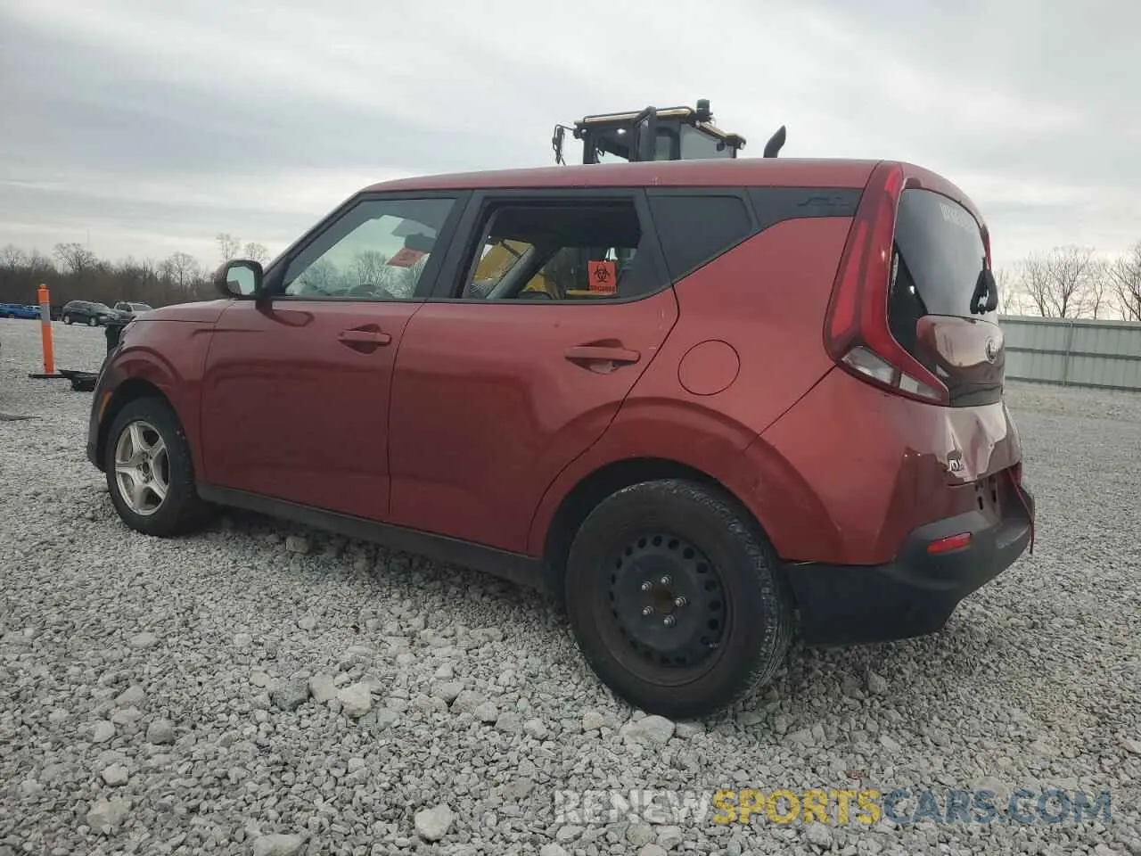 2 fotografías del automóvil dañado KNDJ23AU9L7054216 KIA SOUL 2020