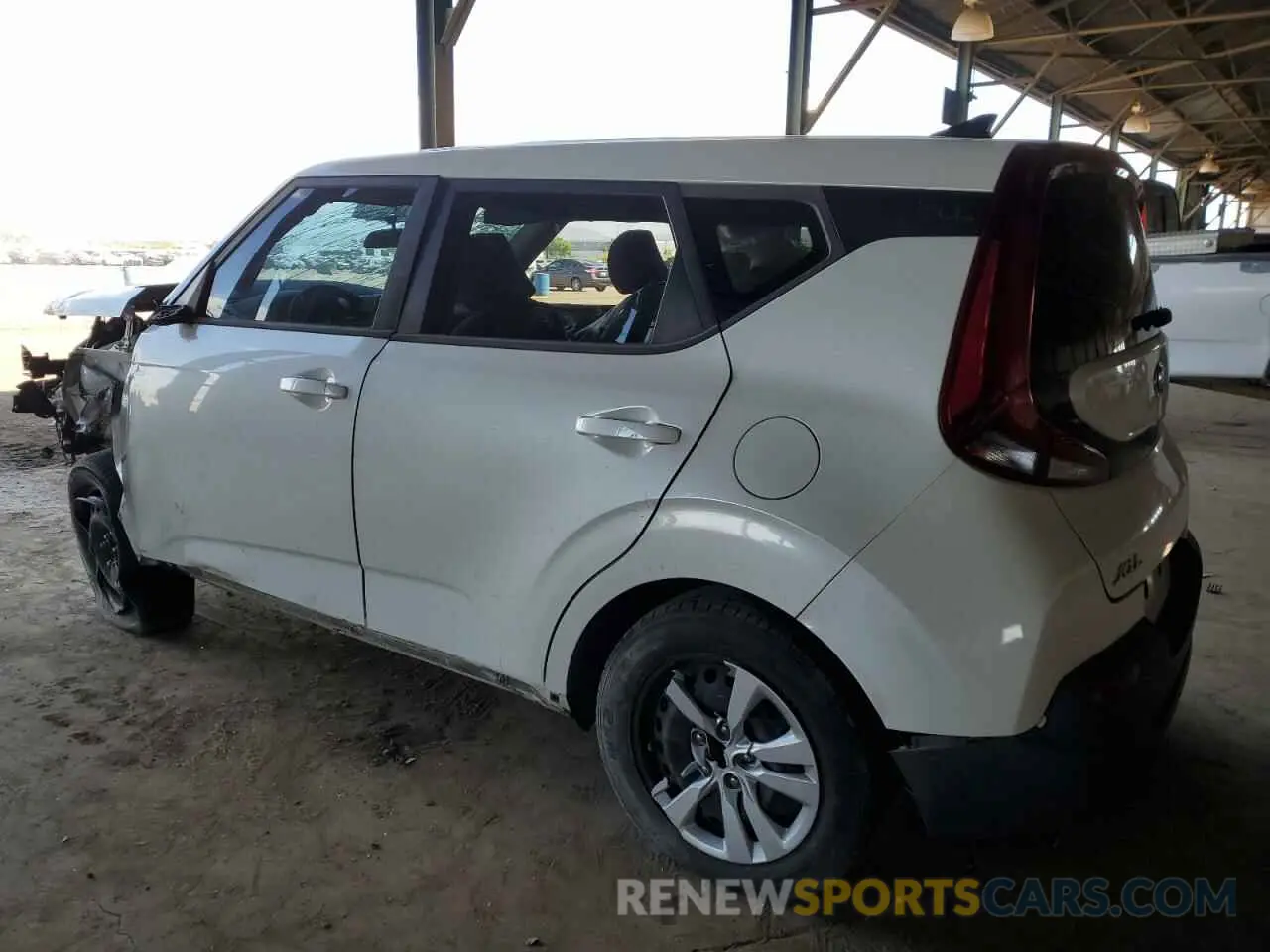 2 fotografías del automóvil dañado KNDJ23AU9L7712603 KIA SOUL 2020