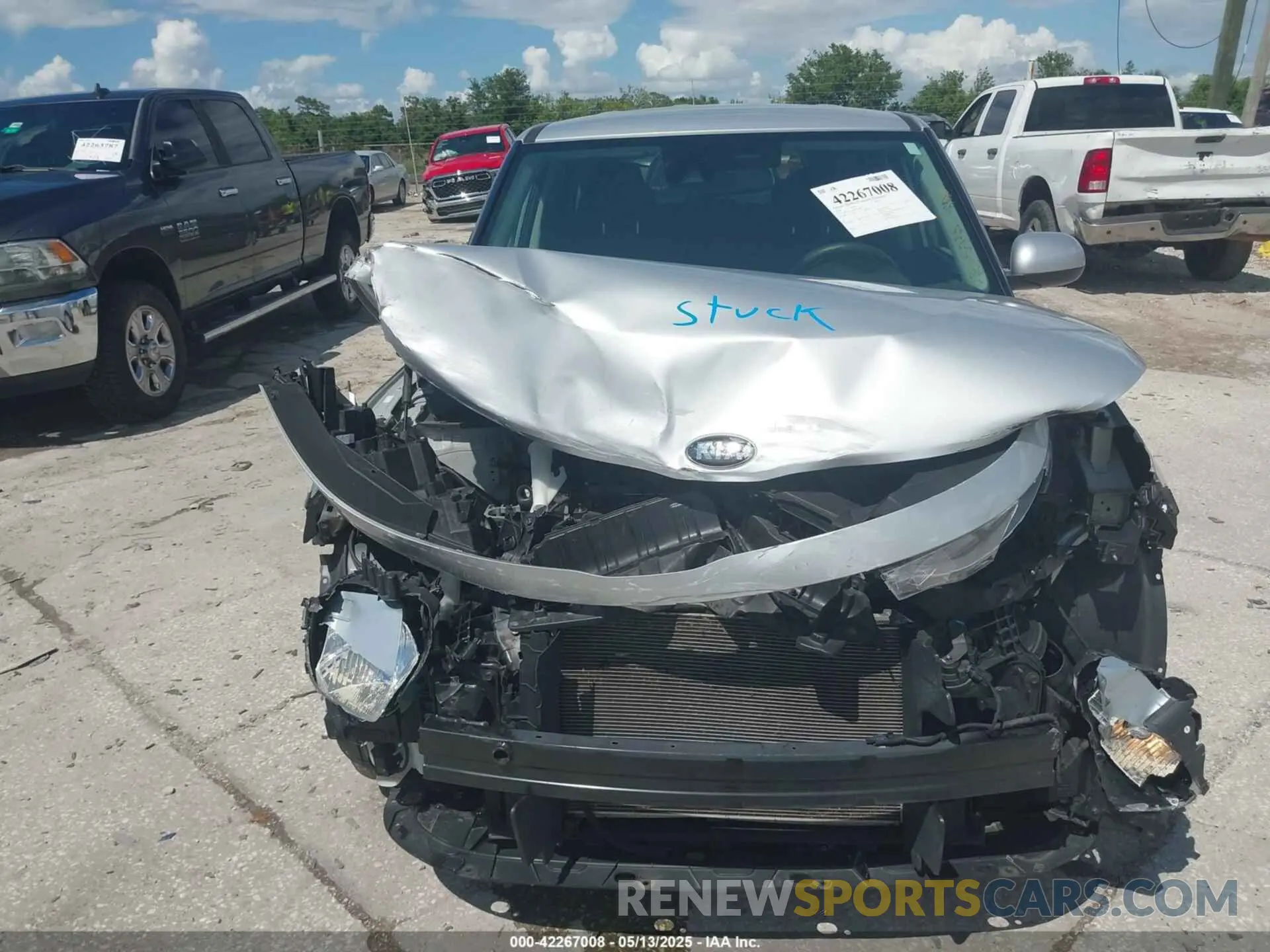 17 fotografías del automóvil dañado KNDJ23AUXL7031480 KIA SOUL 2020