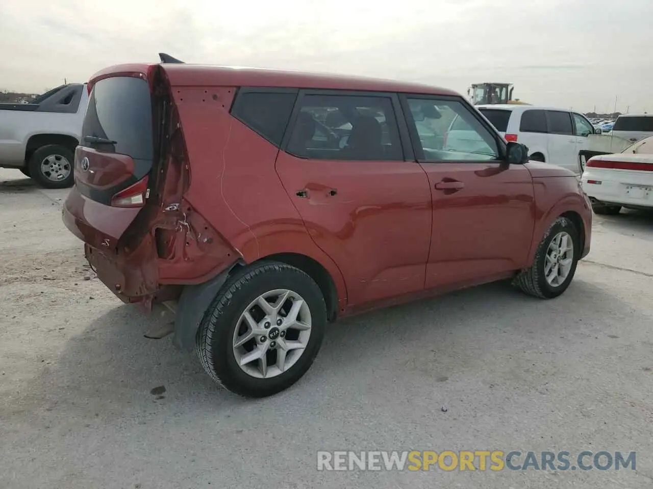 3 fotografías del automóvil dañado KNDJ23AUXL7079142 KIA SOUL 2020