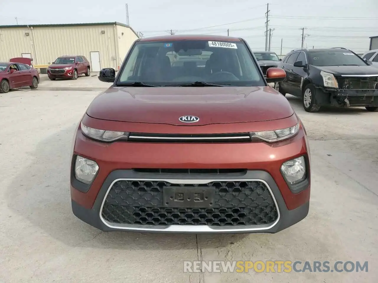 5 fotografías del automóvil dañado KNDJ23AUXL7079142 KIA SOUL 2020