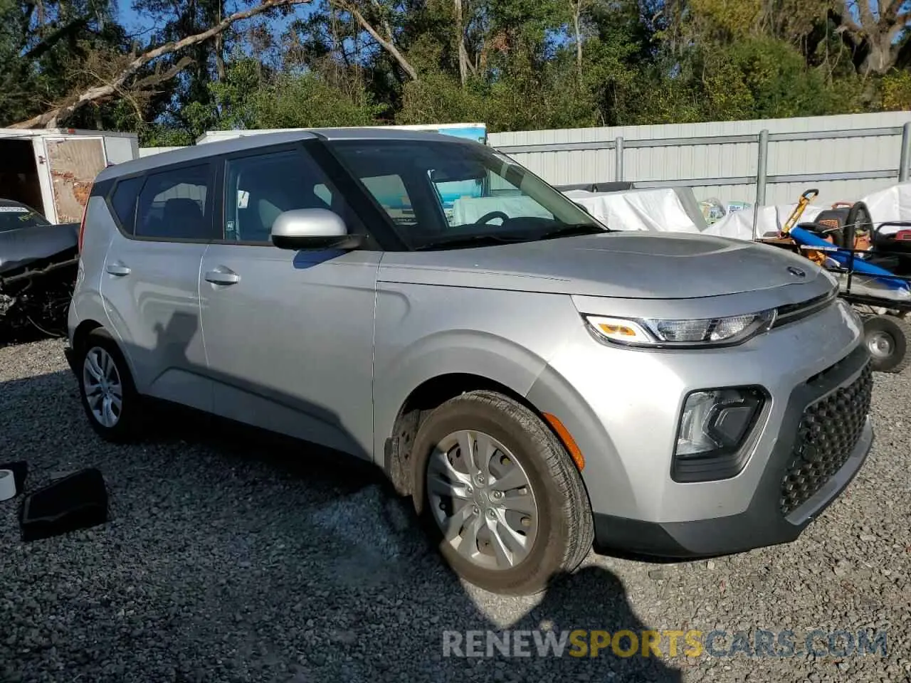 4 fotografías del automóvil dañado KNDJ23AUXL7716725 KIA SOUL 2020