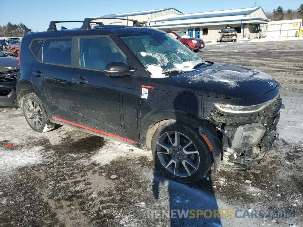 4 fotografías del automóvil dañado KNDJ53AFXL7049633 KIA SOUL 2020